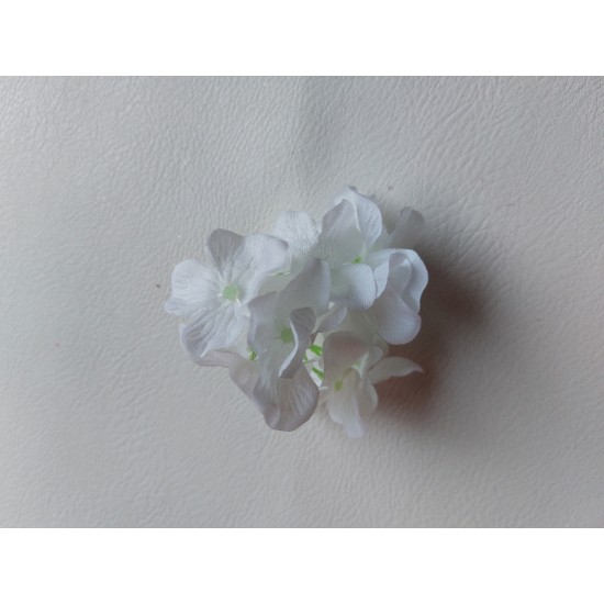 Мини гортензия 8 см цв. белый, цена за шт